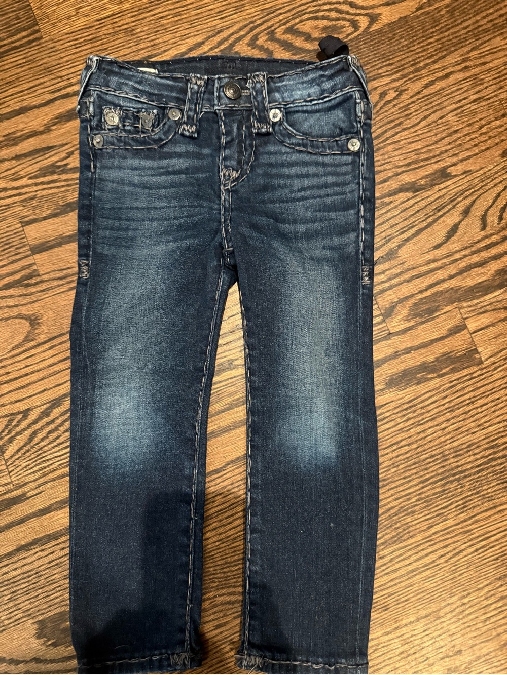 True Religion Girls Dark Blue Straight Leg Jeans